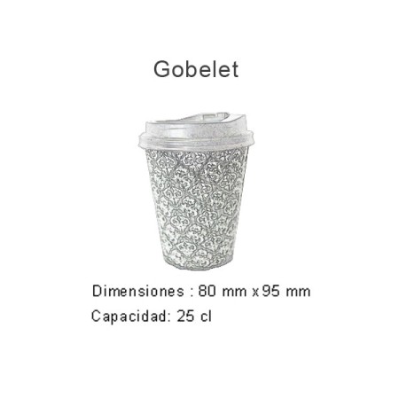 Vaso cartón ondulado - 500 uds