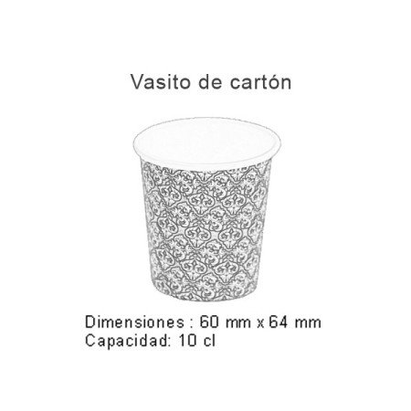 Vasito cartón- 2.000 uds.