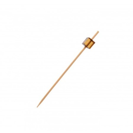 Brocheta cubo ámbar 9 cm 1.000 uds.