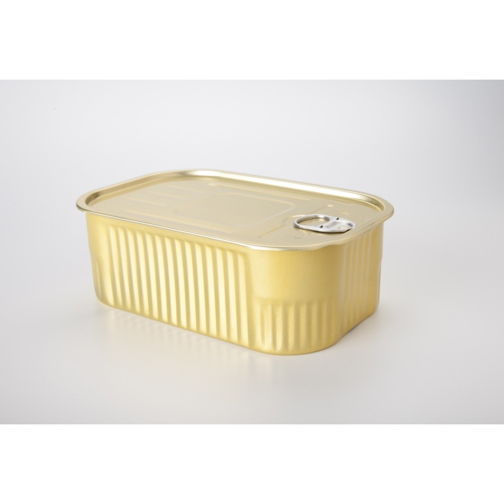 Lata dorada rect gigante 42 uds