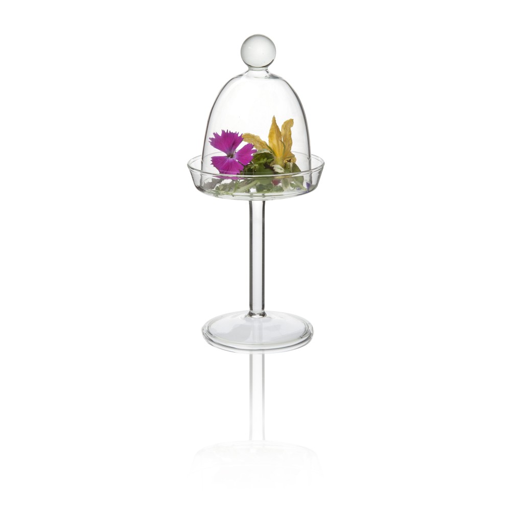 Mini campana con plato y pie