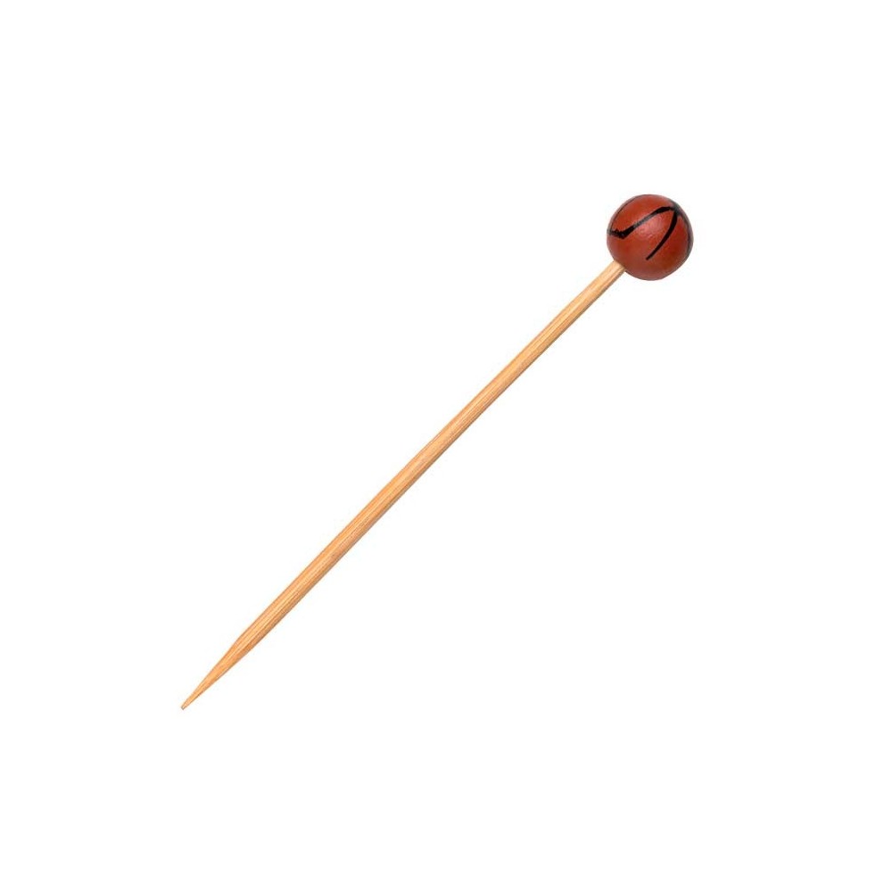 Brochetas de bambú baloncesto 100 uds