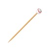 Brochetas de bambú béisbol 100 uds