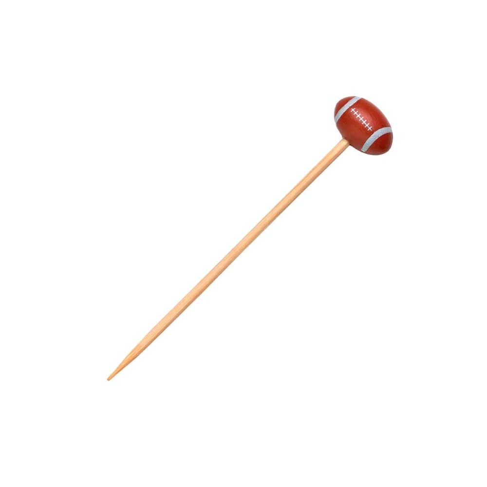 Brochetas de bambú rugby 100 uds