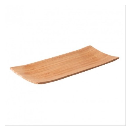 Plato buffet bambú 40 uds