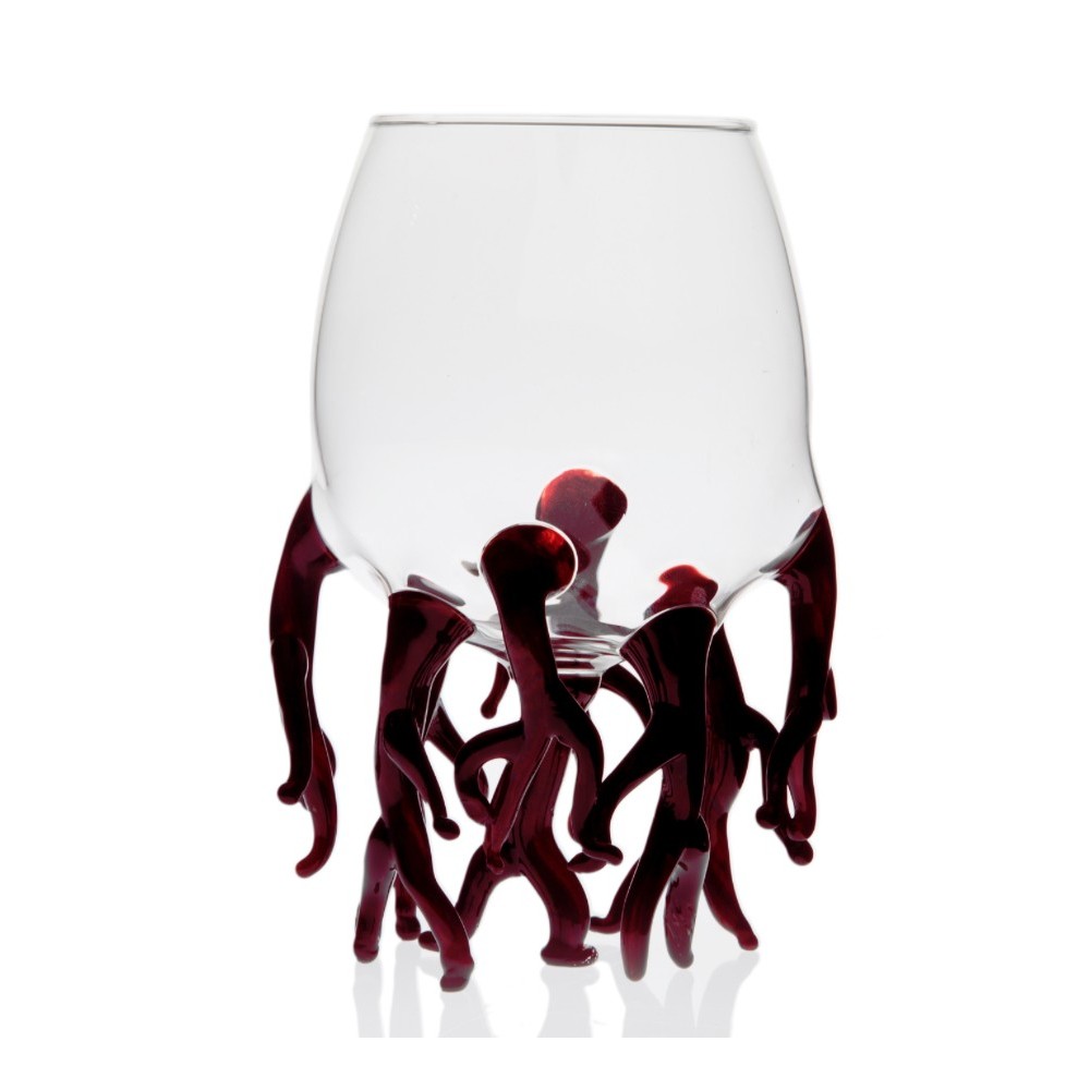 Vaso Coral Rojo