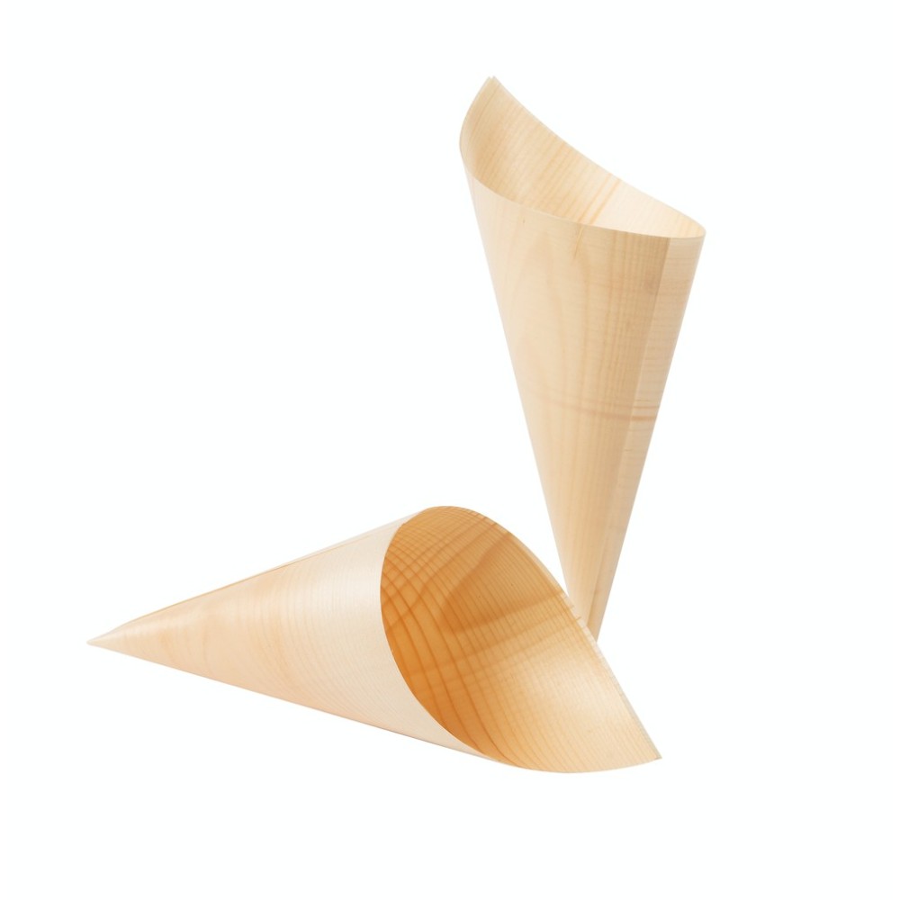 Cono de madera 17 cm 1000 uds