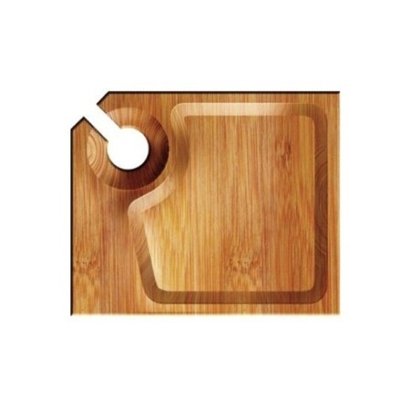 Plato cocktail bambú 40 uds