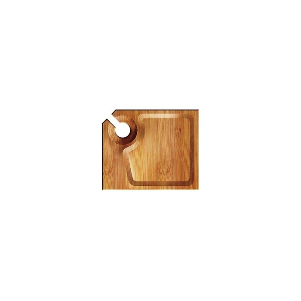 Plato cocktail bambú 40 uds