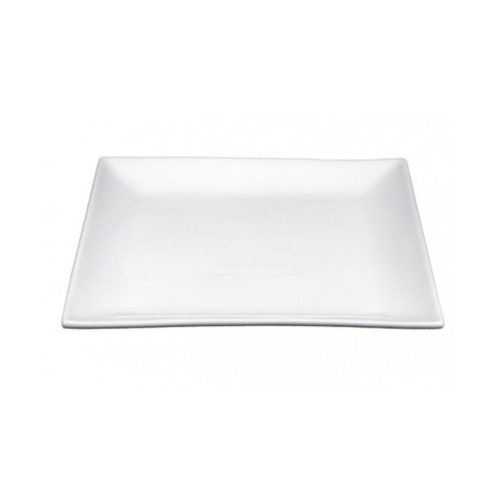 Plato cuadrado 32 cm 12 uds