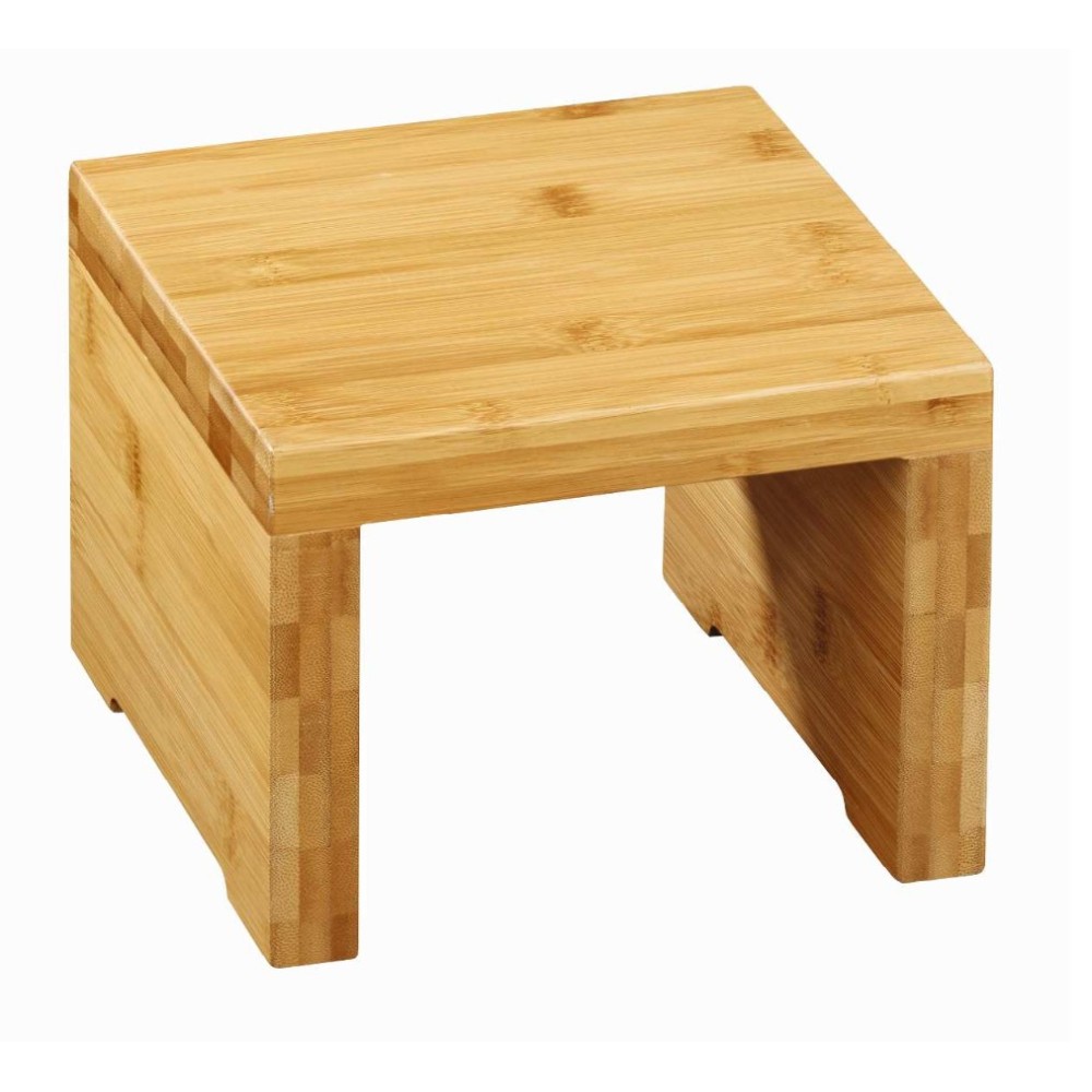Soporte pequeño en bambú para dar altura  (4 uds)
