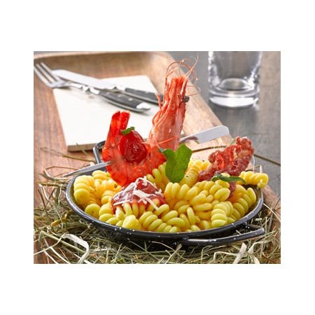 Mini paellera llana 12 uds