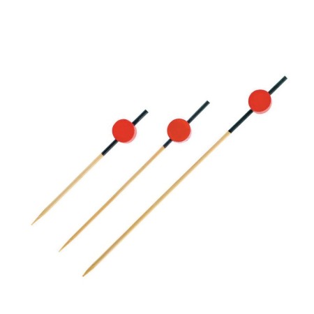 Brocheta cilindro roja