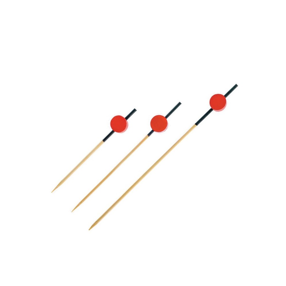 Brocheta cilindro roja