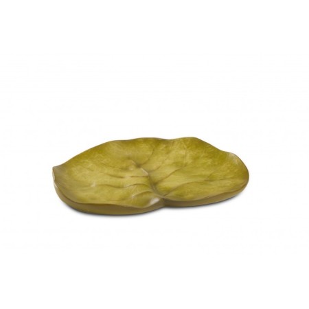 Plato Hoja Spring Verde