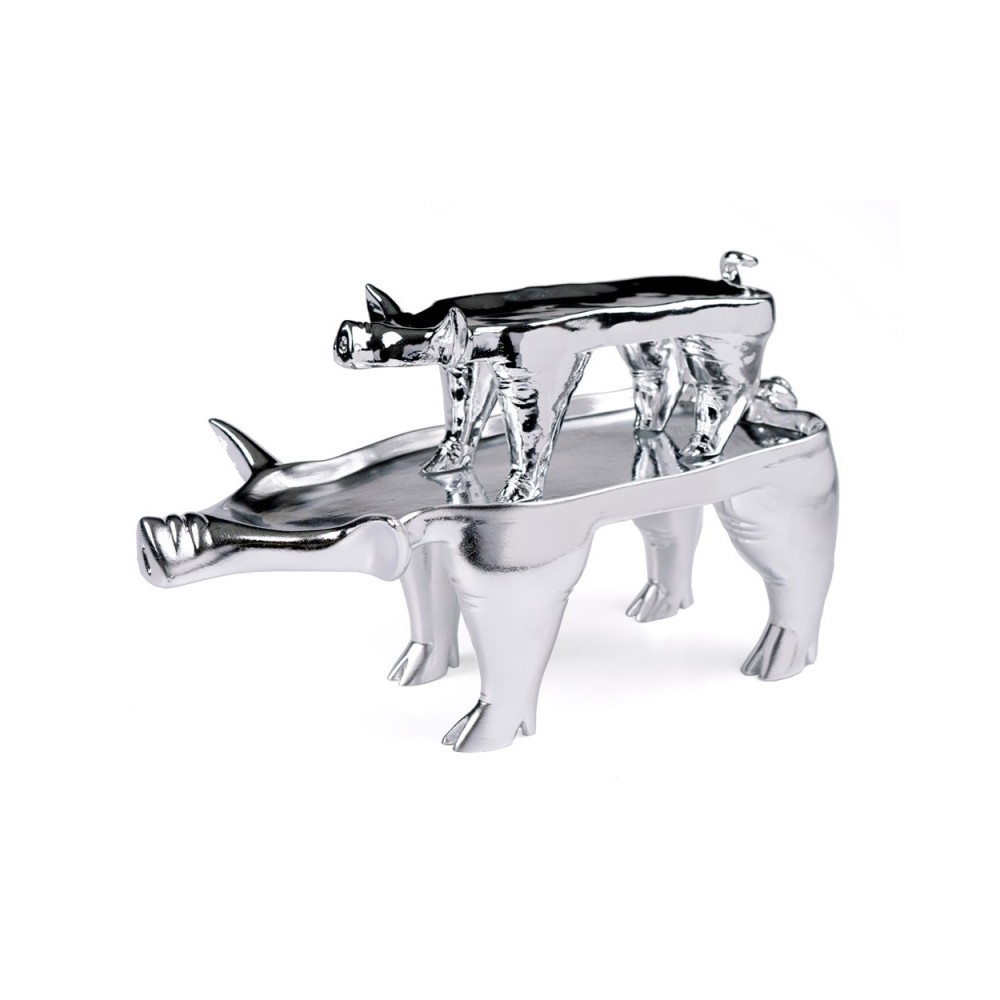 Porky Plate Silver XL