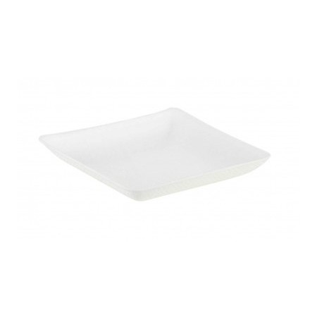 Plato cuadrado de caña de azúcar