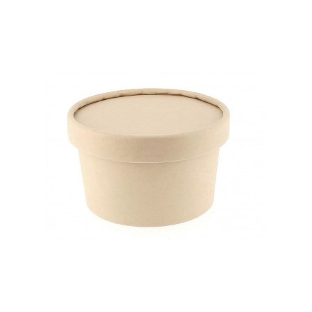 Bol de hoja de bambú 250 ml  con tapa