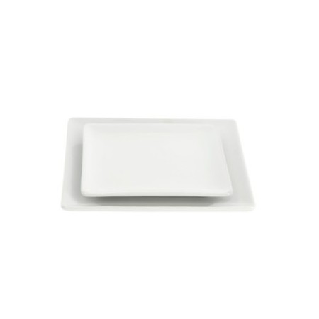 Plato cuadrado de porcelana 12 cm