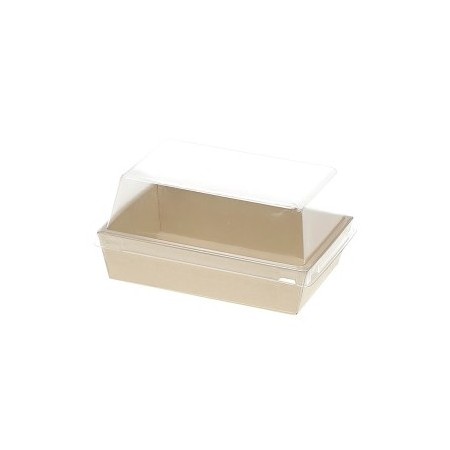 Caja rectangular de papel de bambú 10,5 cm