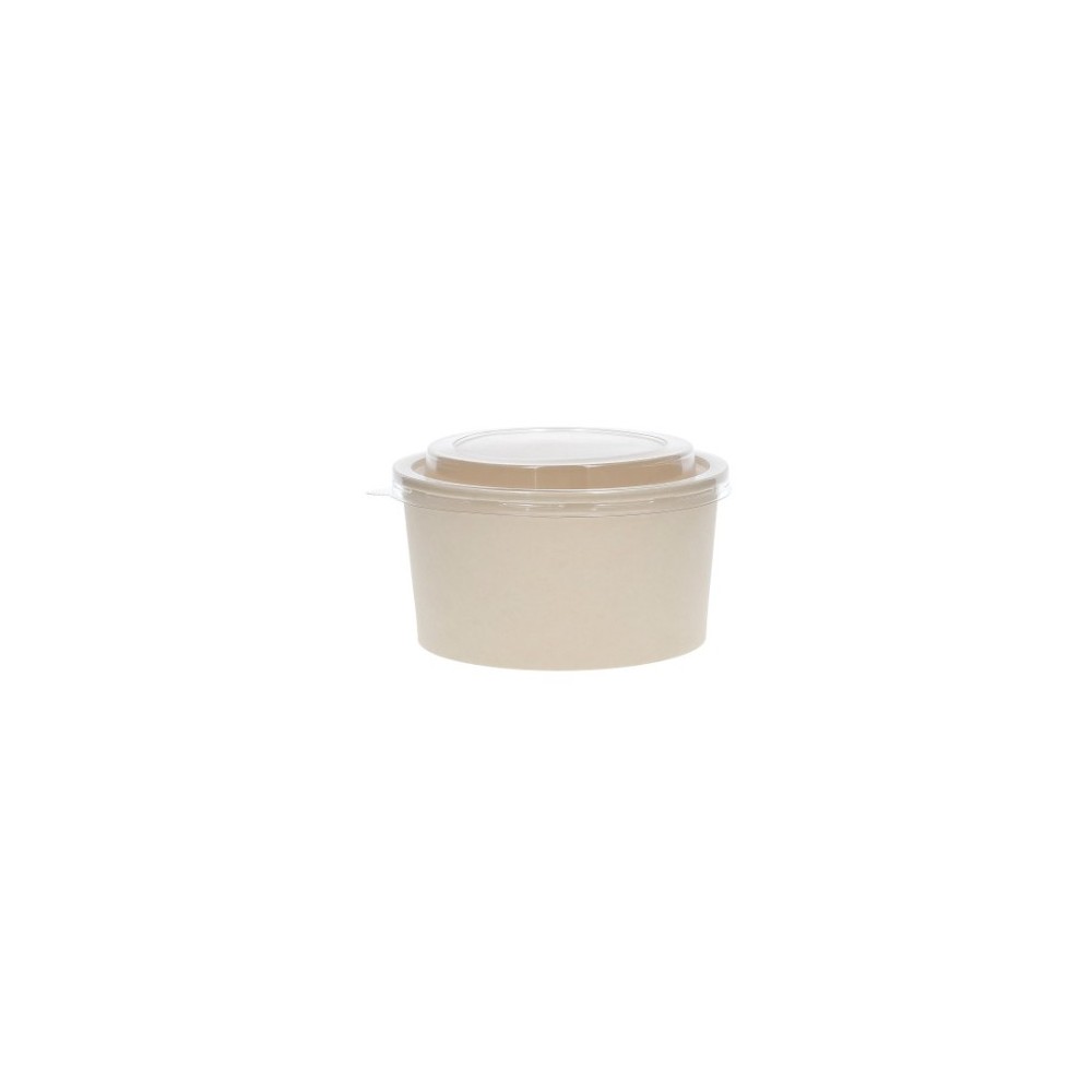 Bol de hoja de bambú 1000 cm  con tapa