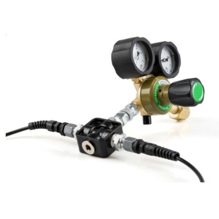 Conexión múltiple para gas inerte - 2 salidas