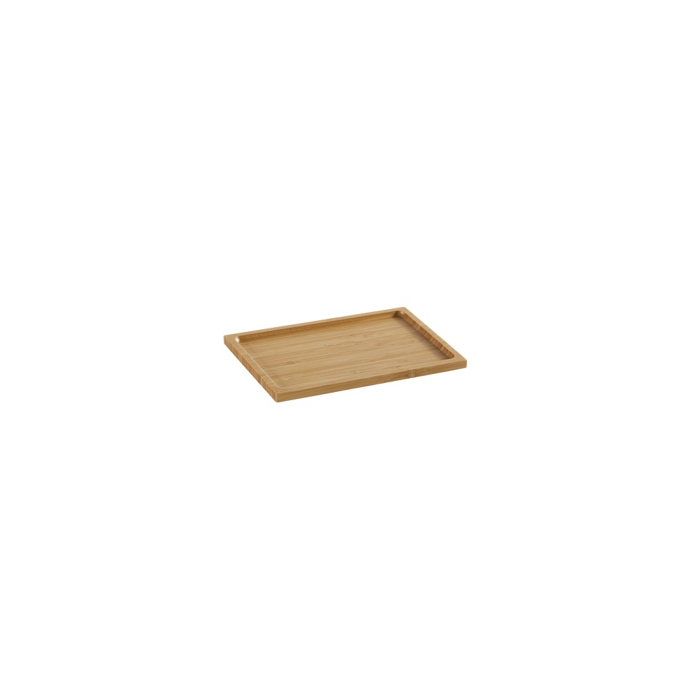 Comprar bandeja de bambú natural 26x16 cm 25 uds en latulip.es