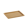 Comprar bandeja de bambú natural 26x16 cm 25 uds en latulip.es