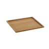 Comprar bandeja de bambú natural 23,5x26 cm 25 uds en latulip.es