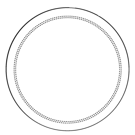 Comprar Posavasos redondo de algodón crudo  Ø 9 cm en latulip.es