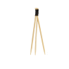 Comprar Brocheta Trident negro 9 cm 2000 uds en latulip.es