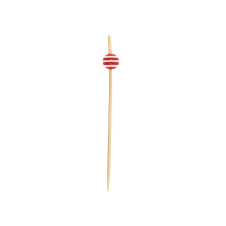 Comprar Brocheta caramelo rojo de 9 cm 2000 uds en latulip.es